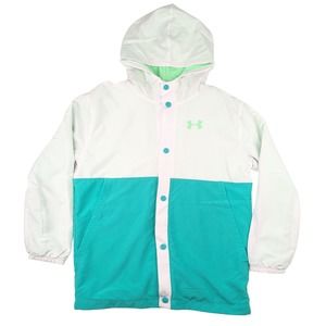 Under Armour Fleece-Lined Aqua/White Jacket